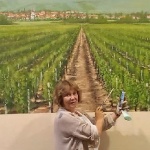 Malby na zeď. Restaurace